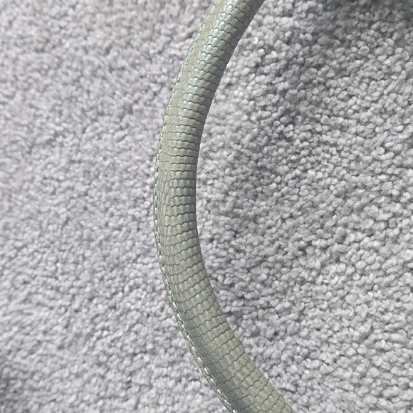 Brahmin Purse Shoulder Bag Snake Snakeskin Handbag Neutral Bag 12" x 9" - Picture 8 of 8